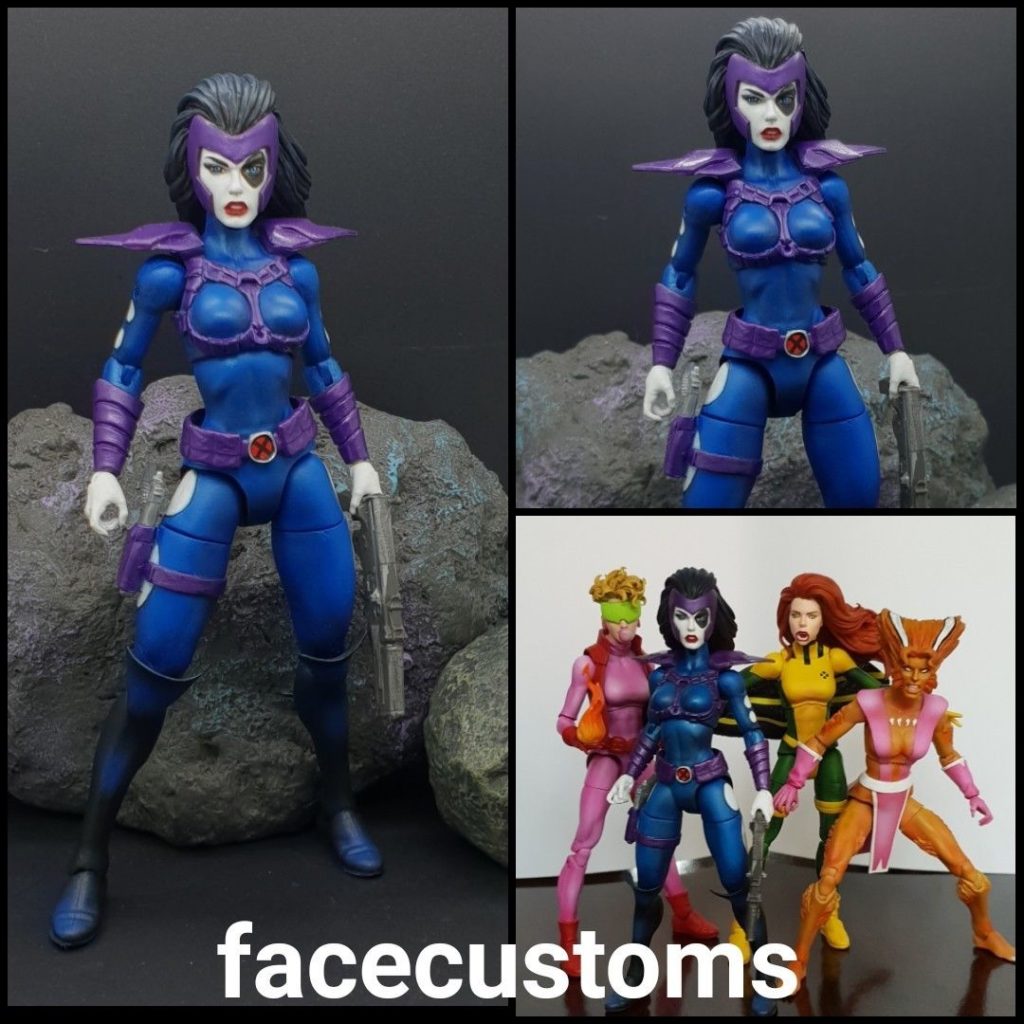 Classic 90s X Force Domino action figure By Facustoms
